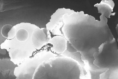 doku, arka plan yeşil mürekkep lekeleri