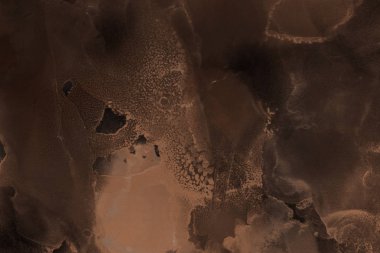 doku, arka plan kahverengi mürekkep lekeleri