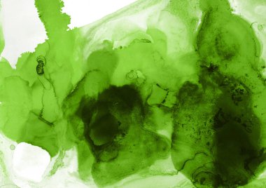 doku, arka plan yeşil mürekkep lekeleri