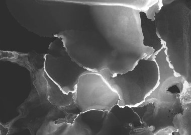 doku, arka plan yeşil mürekkep lekeleri