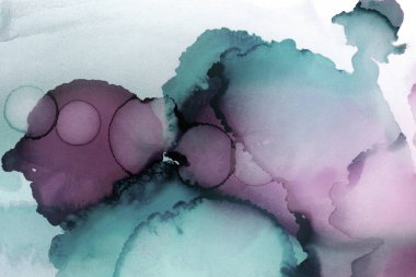 sulu boya boyama doku ile çok renkli arka plan