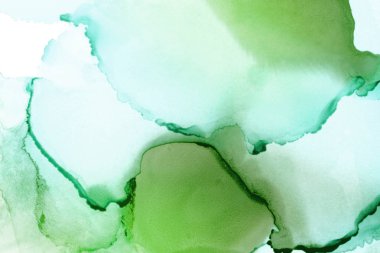 doku, arka plan yeşil mürekkep lekeleri