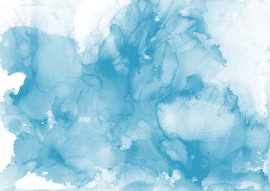 mavi mürekkep deseni lekeler, soyut arkaplan