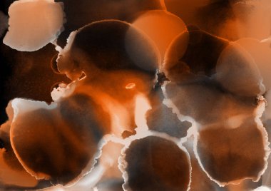 doku, arka plan kahverengi mürekkep lekeleri