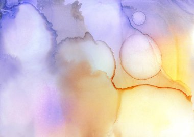 sulu boya boyama doku ile çok renkli arka plan