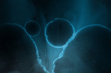 mavi mürekkep deseni lekeler, soyut arkaplan