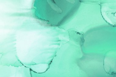 doku, arka plan yeşil mürekkep lekeleri