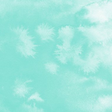 Turkuaz suluboya boya doku, arka plan