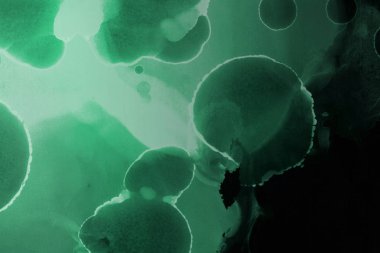 doku, arka plan yeşil mürekkep lekeleri