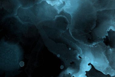 mavi mürekkep deseni lekeler, soyut arkaplan