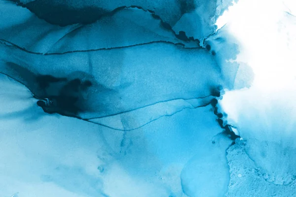 mavi mürekkep deseni lekeler, soyut arkaplan