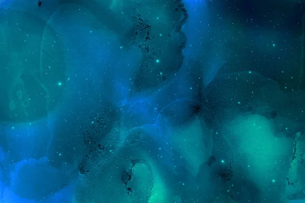 Mehrfarbige Tusche Raumstruktur Abstrakter Hintergrund — Stockfoto