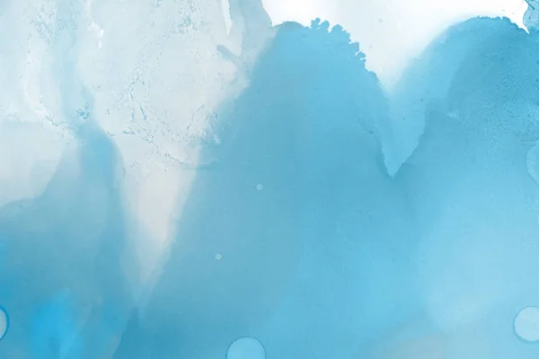 Μπλε Μελάνι Λεκέδες Υφή Αφηρημένο Φόντο — Φωτογραφία Αρχείου