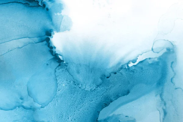 mavi mürekkep deseni lekeler, soyut arkaplan