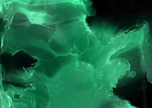 doku, arka plan yeşil mürekkep lekeleri