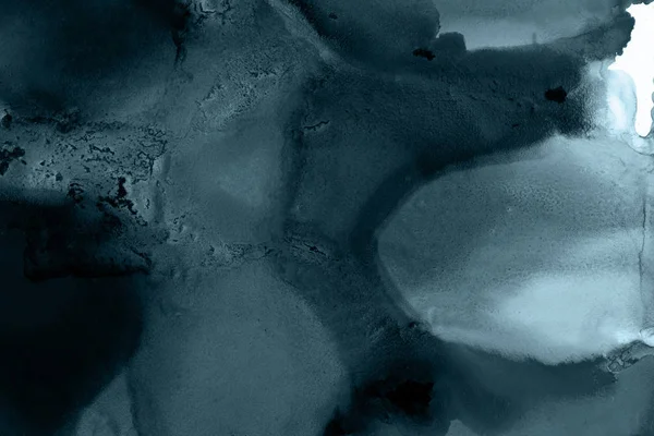 mavi mürekkep deseni lekeler, soyut arkaplan