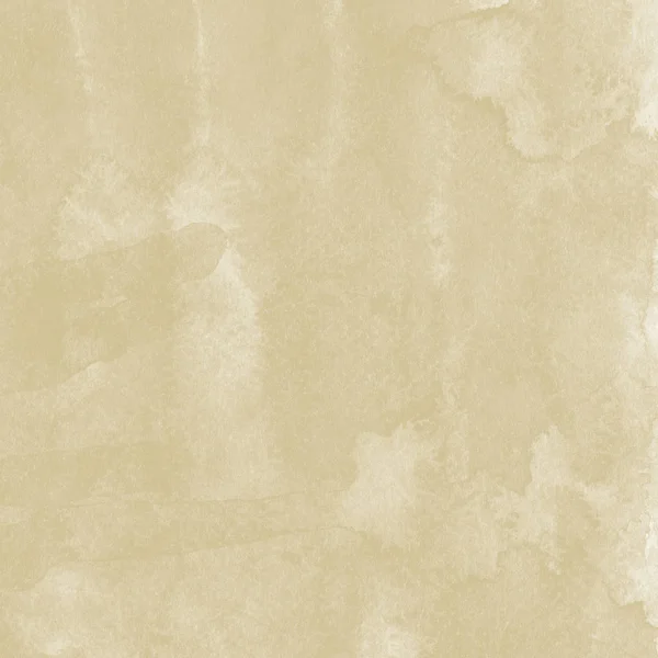 Peinture Aquarelle Beige Texture Fond Abstrait — Photo