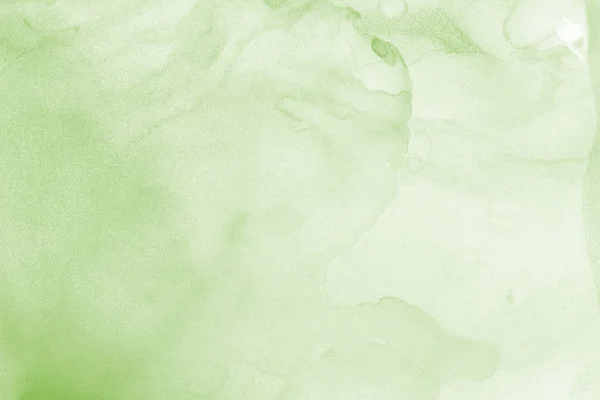 Zielony Atrament Plamy Tekstury Streszczenie Tło — Zdjęcie stockowe