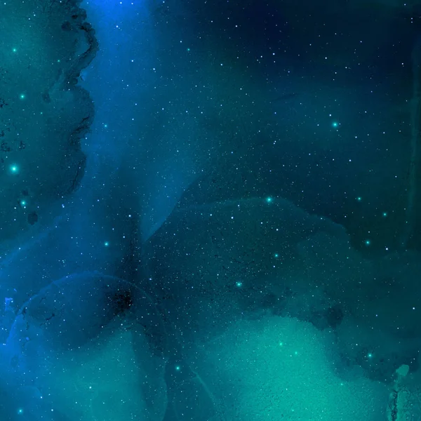 multicolor ink space texture, abstract background