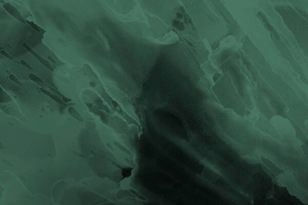 Green ink stains texture, abstract background