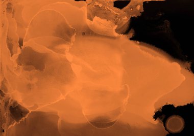 doku, arka plan kahverengi mürekkep lekeleri