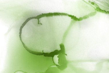 doku, arka plan yeşil mürekkep lekeleri