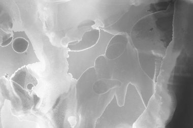 doku, arka plan yeşil mürekkep lekeleri