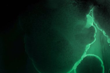 doku, arka plan yeşil mürekkep lekeleri