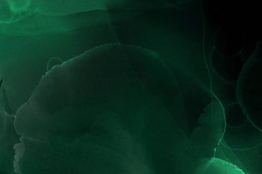 doku, arka plan yeşil mürekkep lekeleri