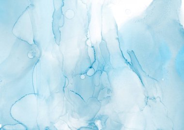 mavi mürekkep deseni lekeler, soyut arkaplan