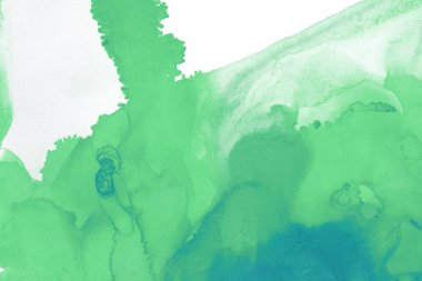 doku, arka plan yeşil mürekkep lekeleri