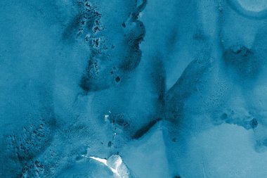 mavi mürekkep deseni lekeler, soyut arkaplan