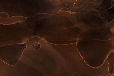 doku, arka plan kahverengi mürekkep lekeleri