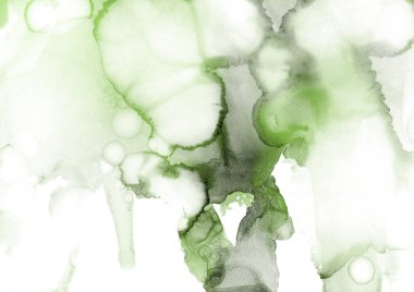 doku, arka plan yeşil mürekkep lekeleri