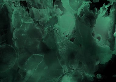 doku, arka plan yeşil mürekkep lekeleri