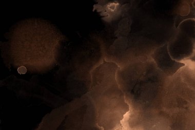 doku, arka plan kahverengi mürekkep lekeleri