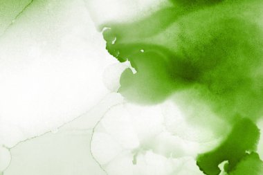 doku, arka plan yeşil mürekkep lekeleri