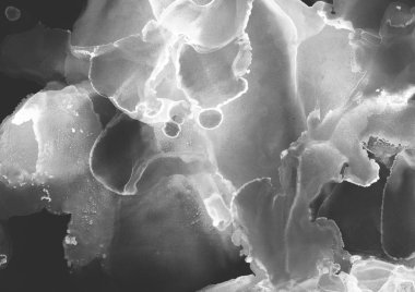 doku, arka plan yeşil mürekkep lekeleri