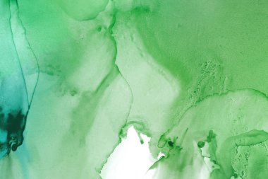 doku, arka plan yeşil mürekkep lekeleri