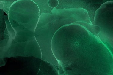 doku, arka plan yeşil mürekkep lekeleri