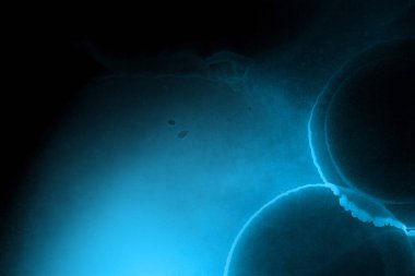 mavi mürekkep deseni lekeler, soyut arkaplan