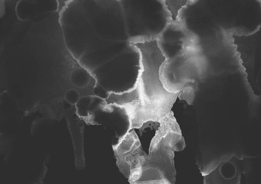 doku, arka plan yeşil mürekkep lekeleri