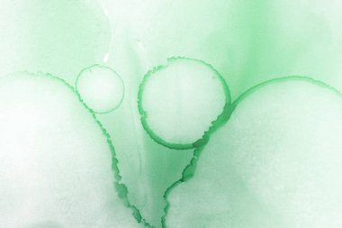 doku, arka plan yeşil mürekkep lekeleri