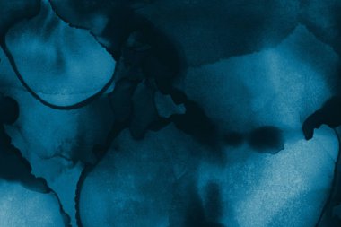 mavi mürekkep deseni lekeler, soyut arkaplan