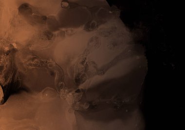 doku, arka plan kahverengi mürekkep lekeleri