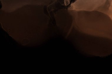 doku, arka plan kahverengi mürekkep lekeleri