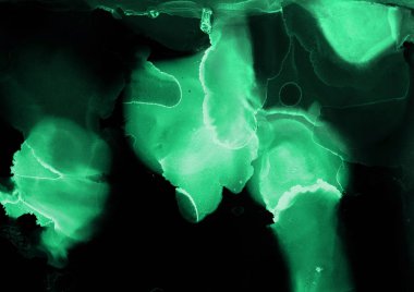 doku, arka plan yeşil mürekkep lekeleri