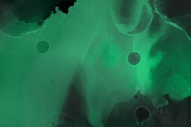 doku, arka plan yeşil mürekkep lekeleri