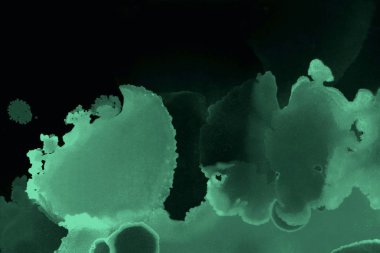 doku, arka plan yeşil mürekkep lekeleri