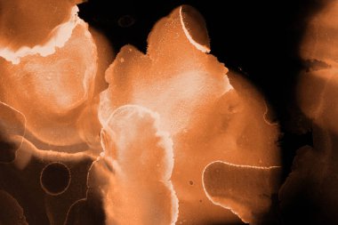 doku, arka plan kahverengi mürekkep lekeleri